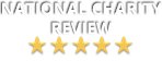 5 star rating from the National Charity Review
